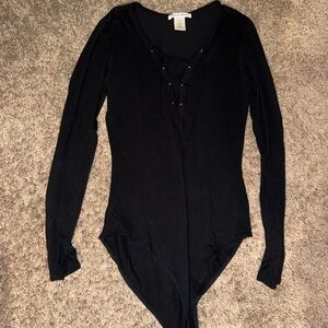 Better Be Lace-Up Bodysuit